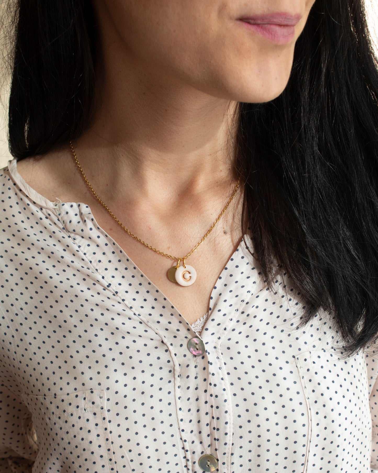 Personalized Initial Necklace | Handmade custom jewelry