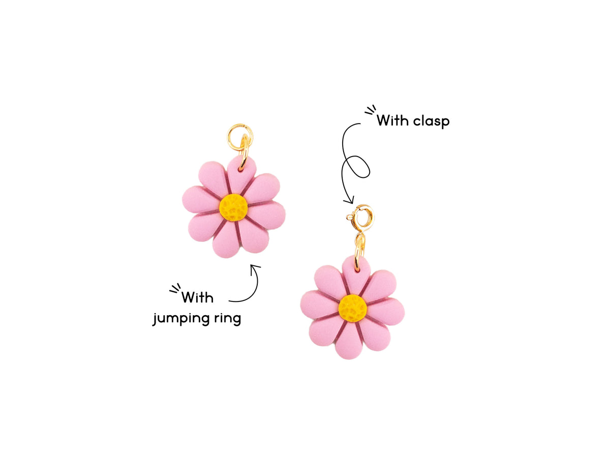 Charms de Flores para Pendientes de Aro y Collares | Colgantes Intercambiables Individuales