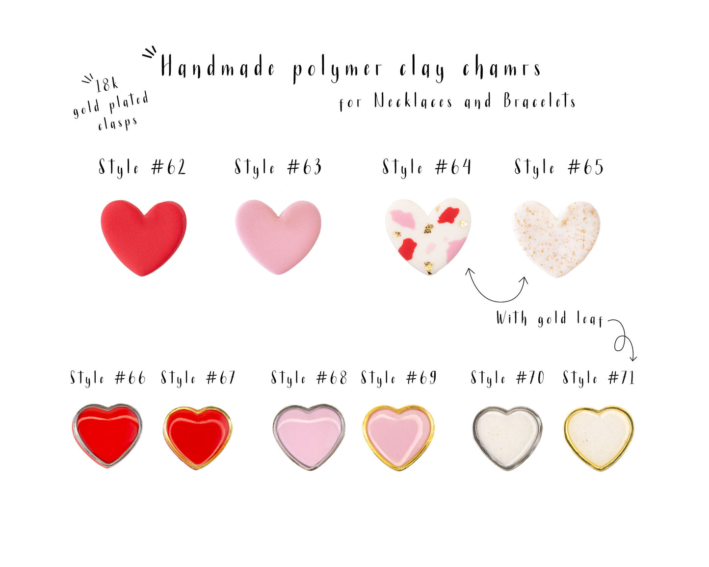 Crea tu propio collar de cadena dorada con charms intercambiables y cierre carabiner