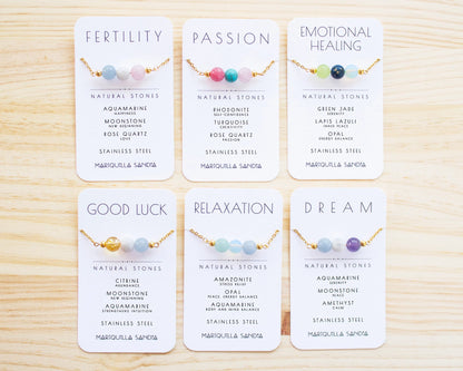 Fertility bracelet, Passion bracelet, Emotional healing bracelet, Good luck bracelet, Relaxation bracelet, Dream bracele