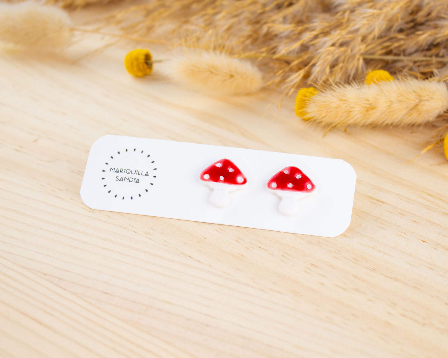 Black Cat Stud Earrings Handmade | Hypoallergenic Cat Lover Gift